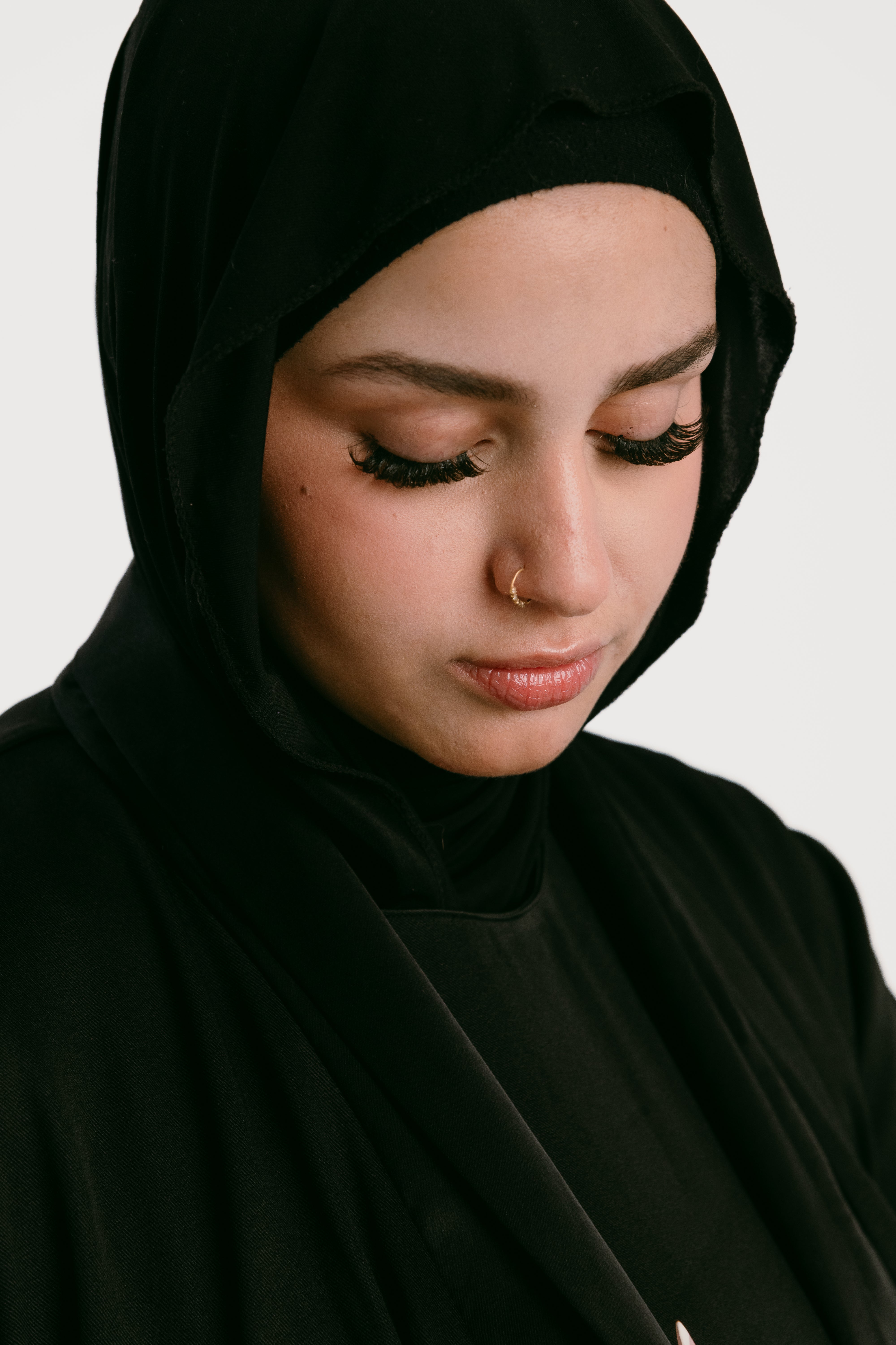 LONG KIMONO BLACK 2 PIEZAS