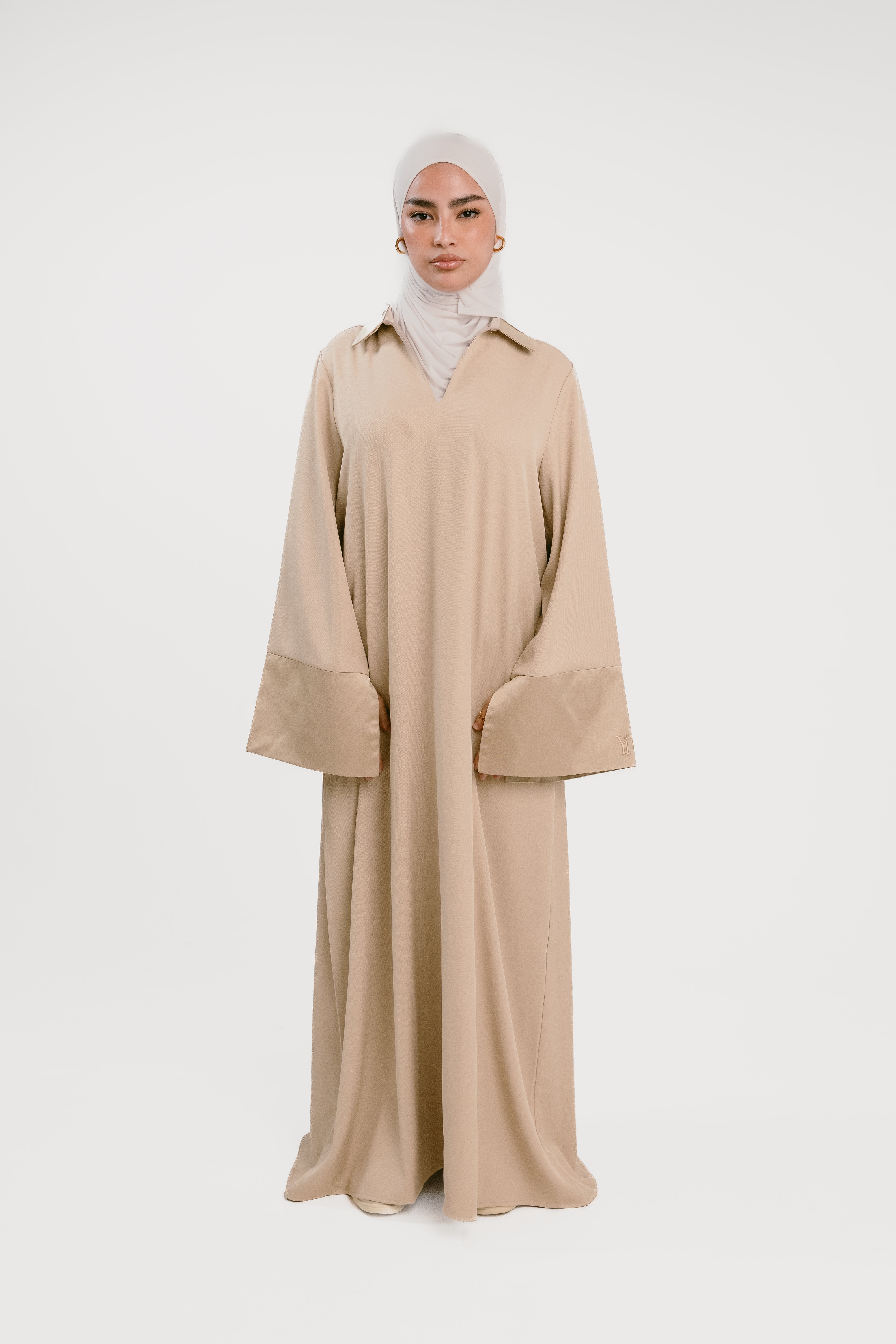 ABAYA DRESS BEIGE.