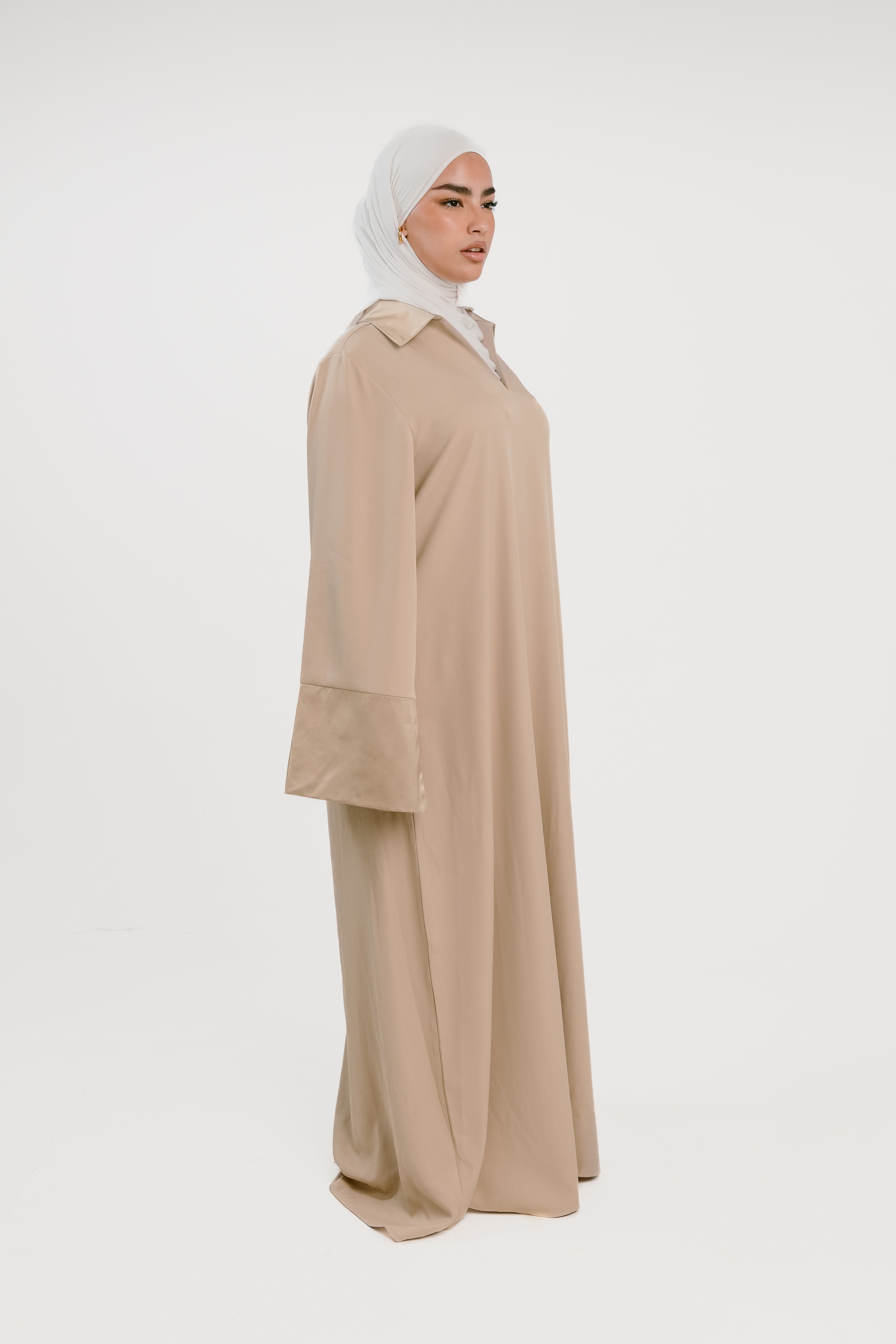 ABAYA DRESS BEIGE.