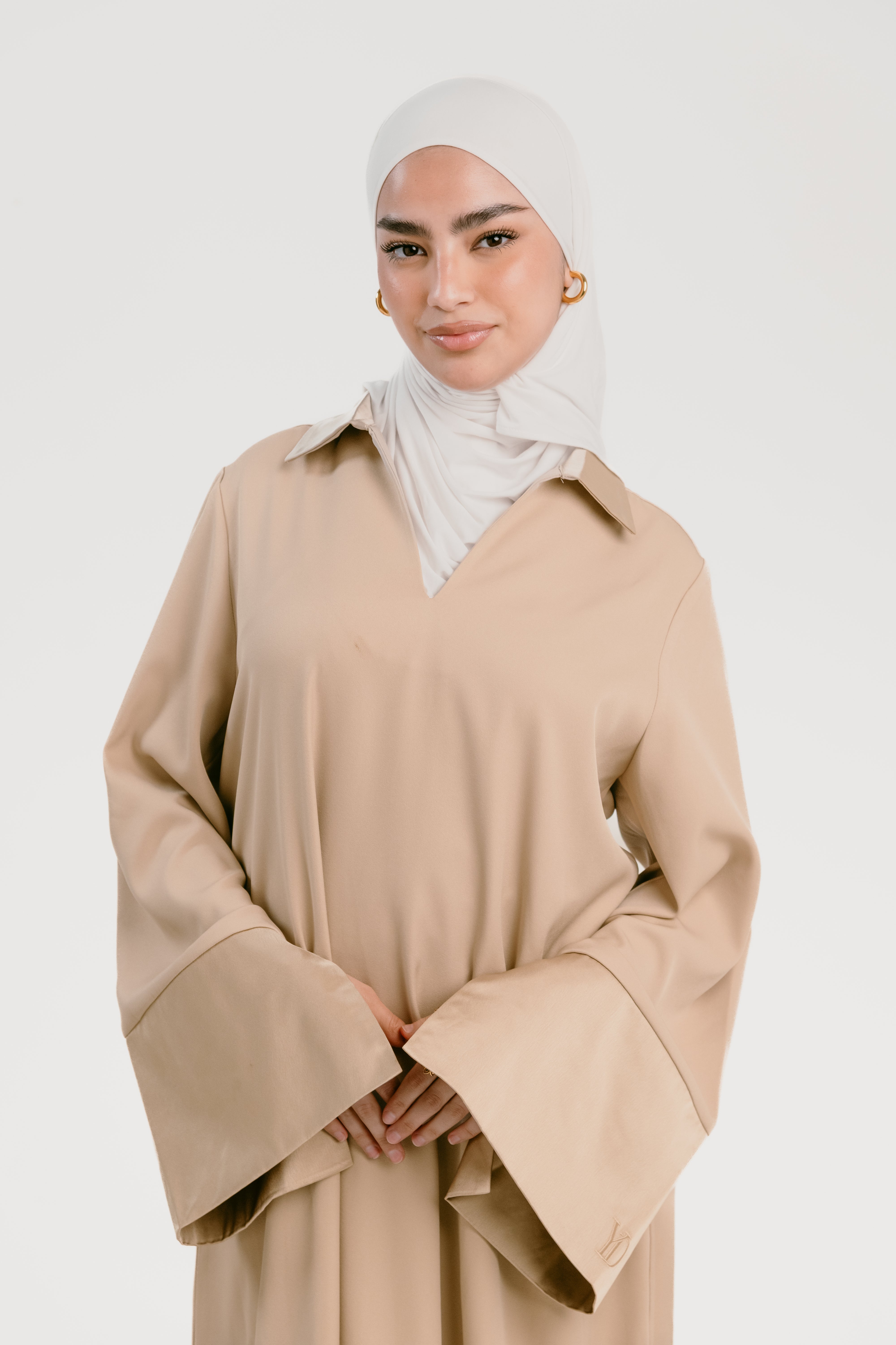 ABAYA DRESS BEIGE.